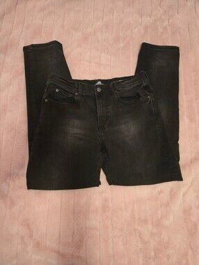 Women's Black Straight Leg Jeans